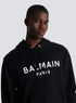 BALMAIN PARIS PRINTED HOODIE